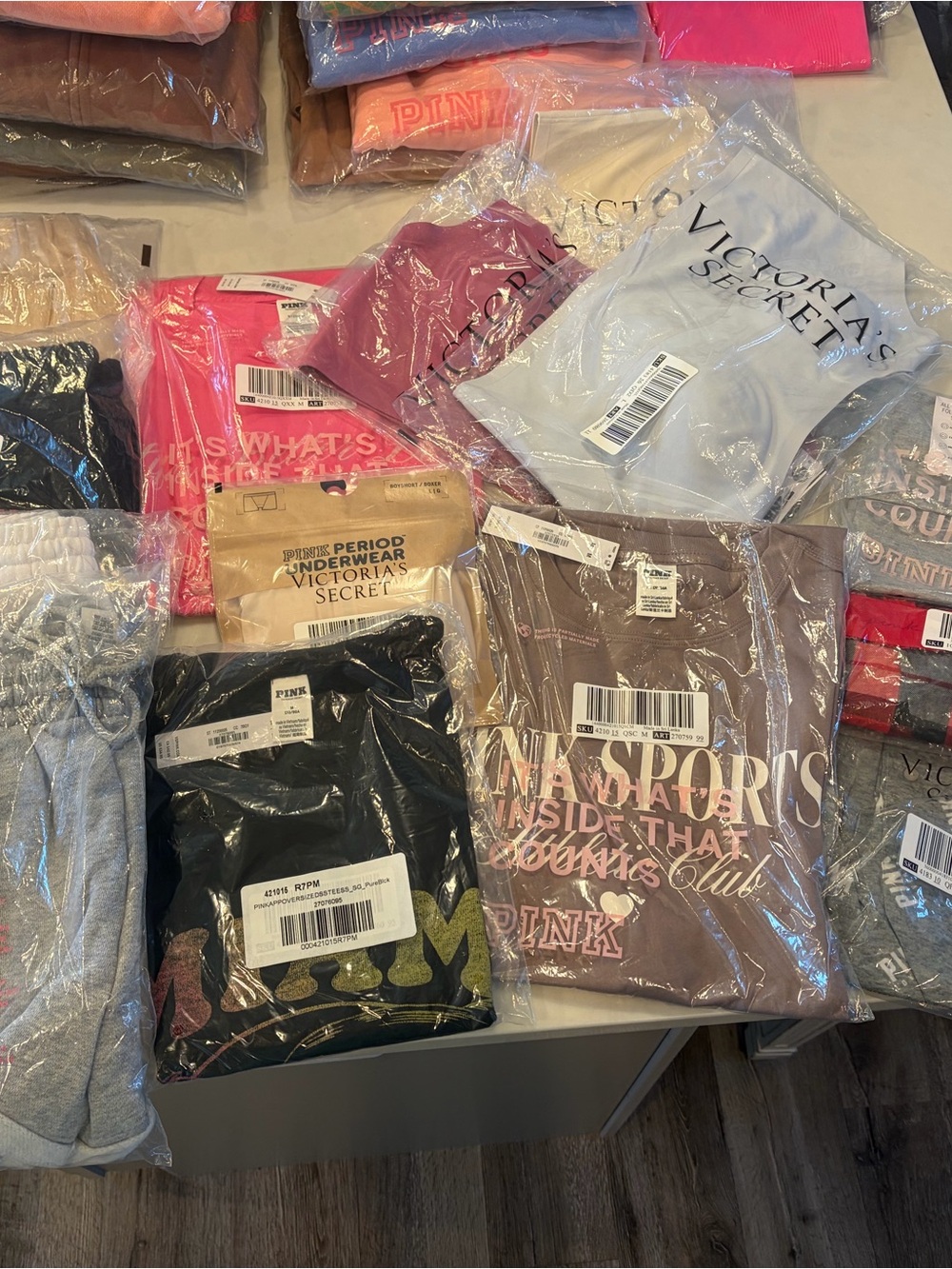 PINK Victoria's Secret Shorts, t-shirts, light support bras, pants, panties